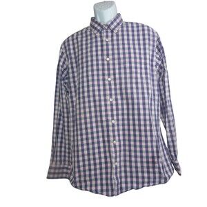 Charles Tyrwhitt Shirt Men Size Large Cotton Button Up Long Sleeve Slim Fit